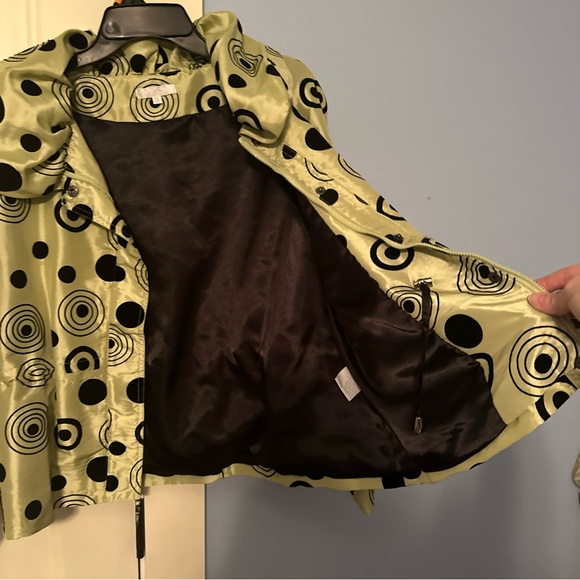 Ubu Jacket Size Small Green And Black Zipper And Snaps - Picture 5 of 9